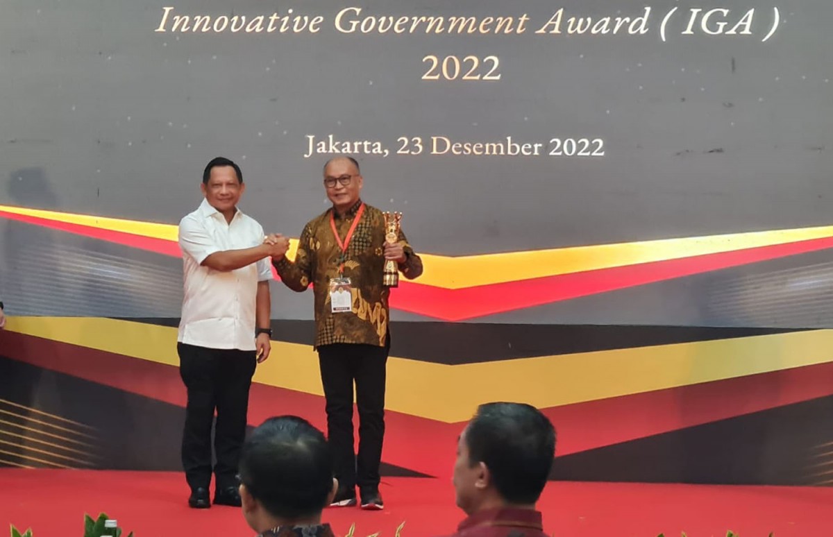 Pemkot Mojokerto Raih Peringkat 1 Kota Terinovatif IGA 2022