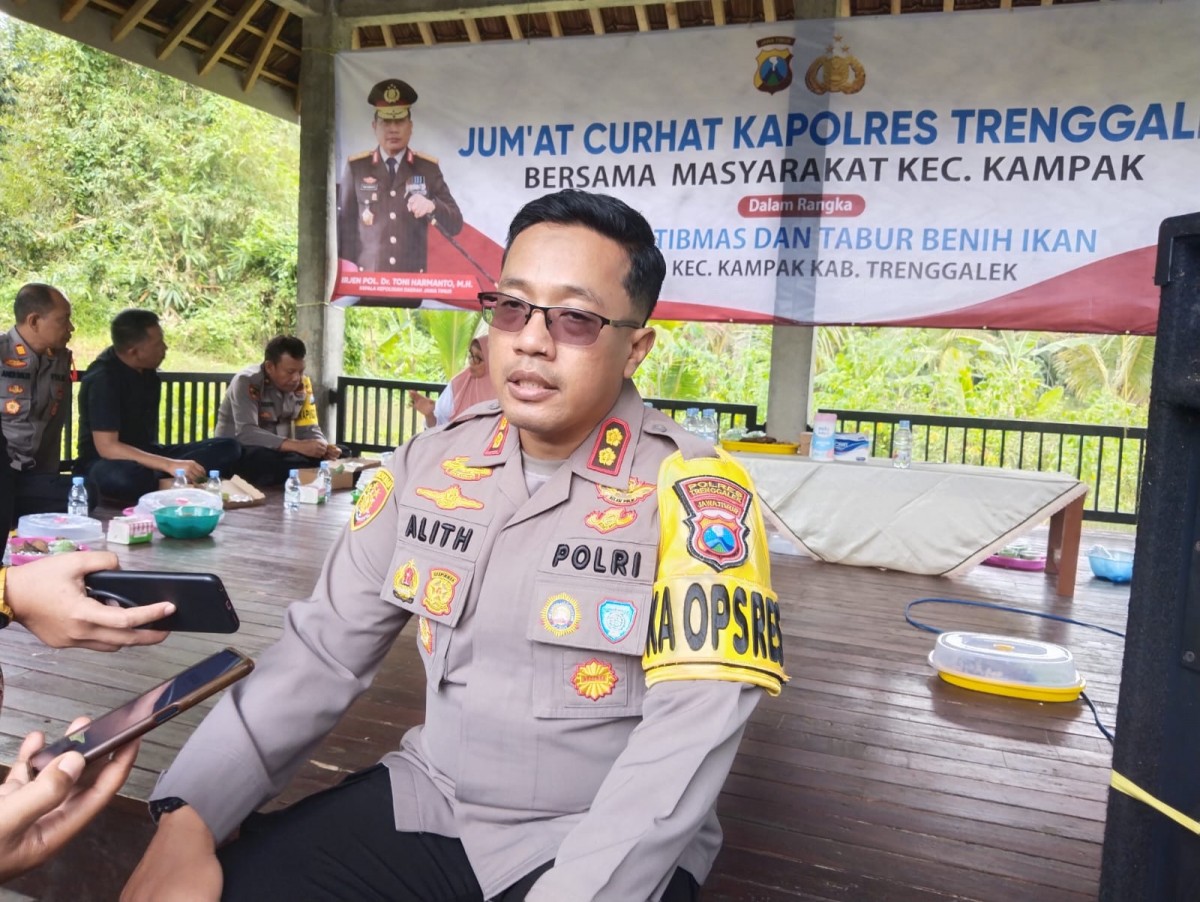Kapolres Trenggalek, AKBP Alith Alarino. (foto: Bramanta Pamungkas/jatimow.com)