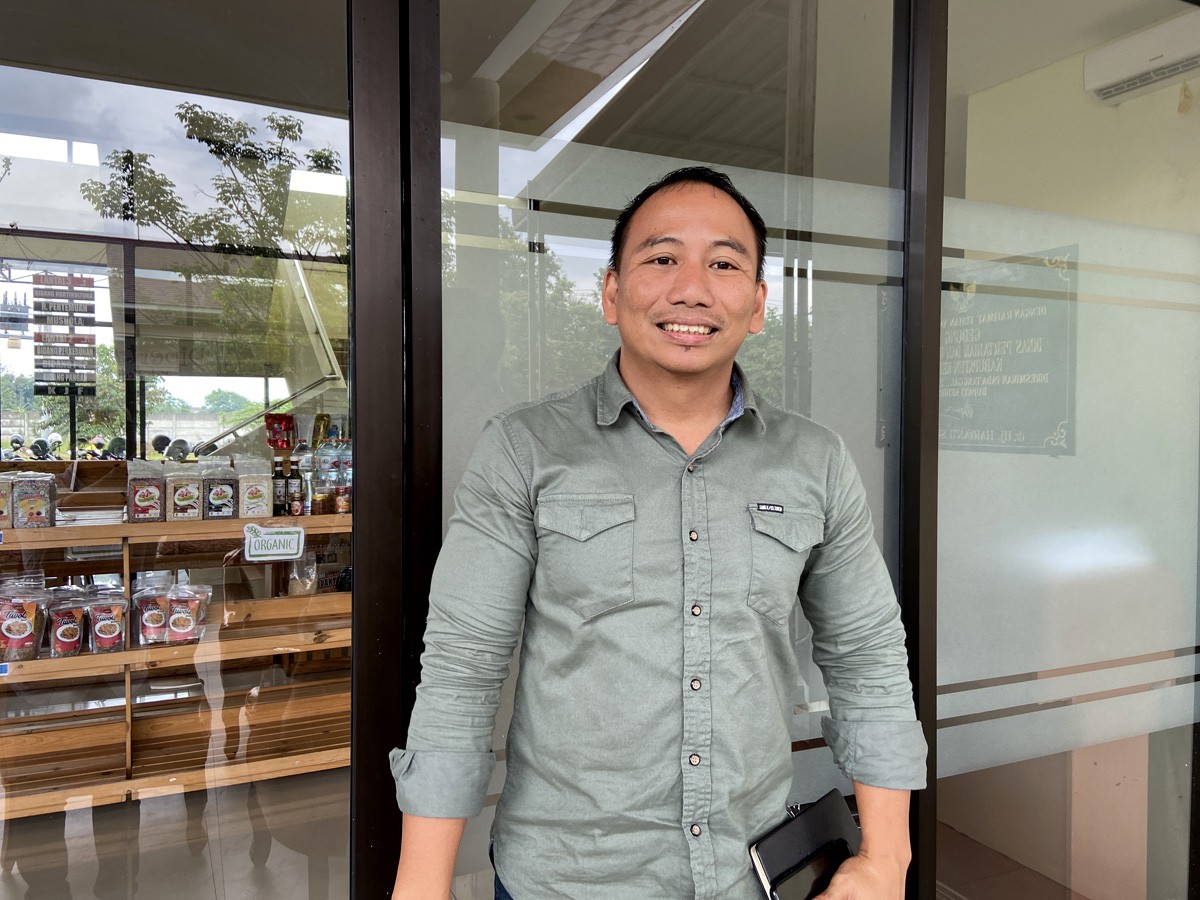 Kepala Seksi Usaha Tani dan Pasca Panen Dispertabun Kabupaten Kediri, Deni Manggiharto. (foto: Yanuar Dedy/jatimnow.com)