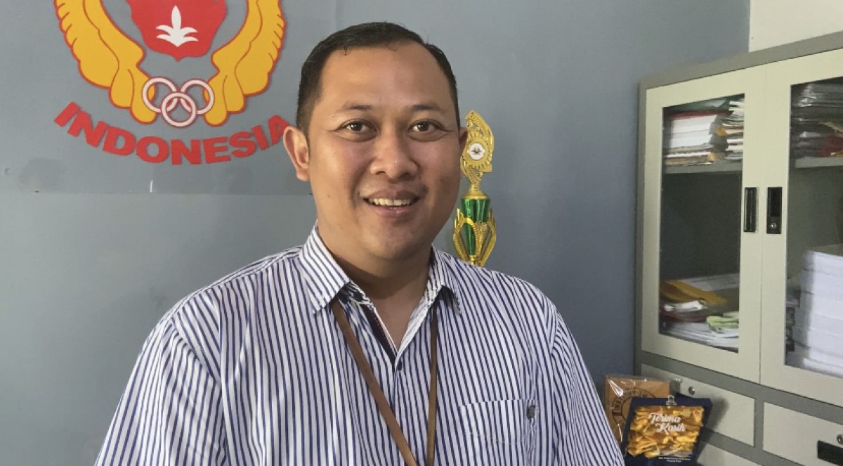 Ketua KONI Kabupaten Kediri, Dedi Kurniawan (Foto: Yanuar Dedy/jatimnow.com)