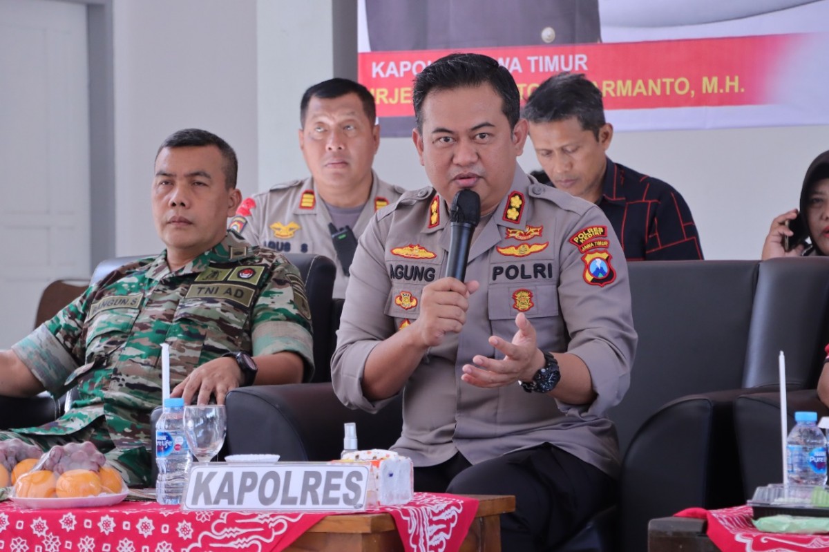 Kapolres Kediri, AKBP Agung Setyo Nugroho (Foto: Humas Polres Kediri/jatimnow.com)