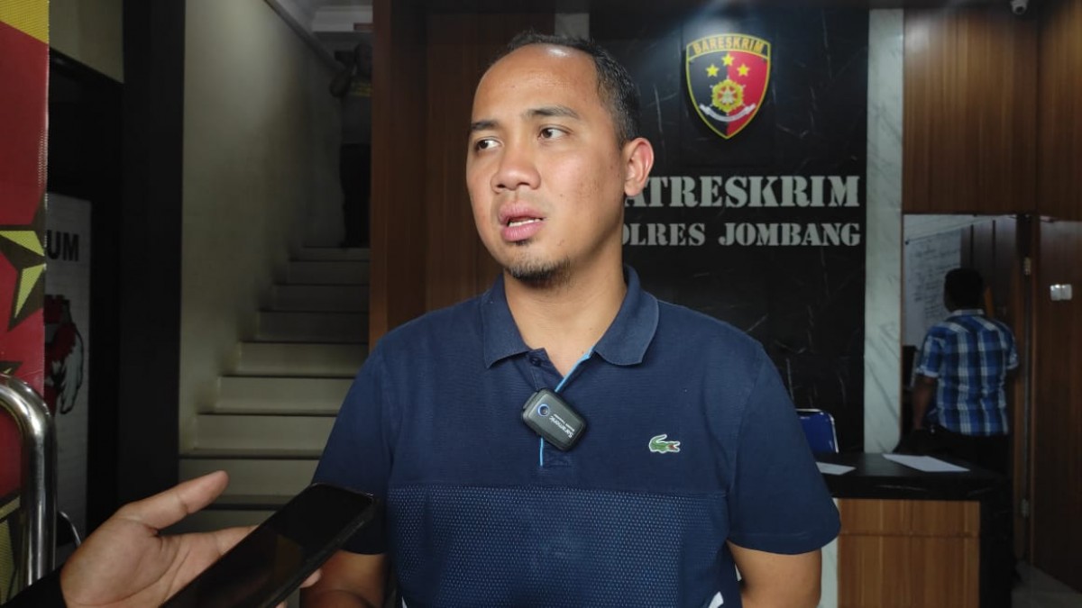 Kasat Reskrim Polres Jombang AKP Giadi Nugraha. (Foto: Elok Aprianto/jatimnow.com)