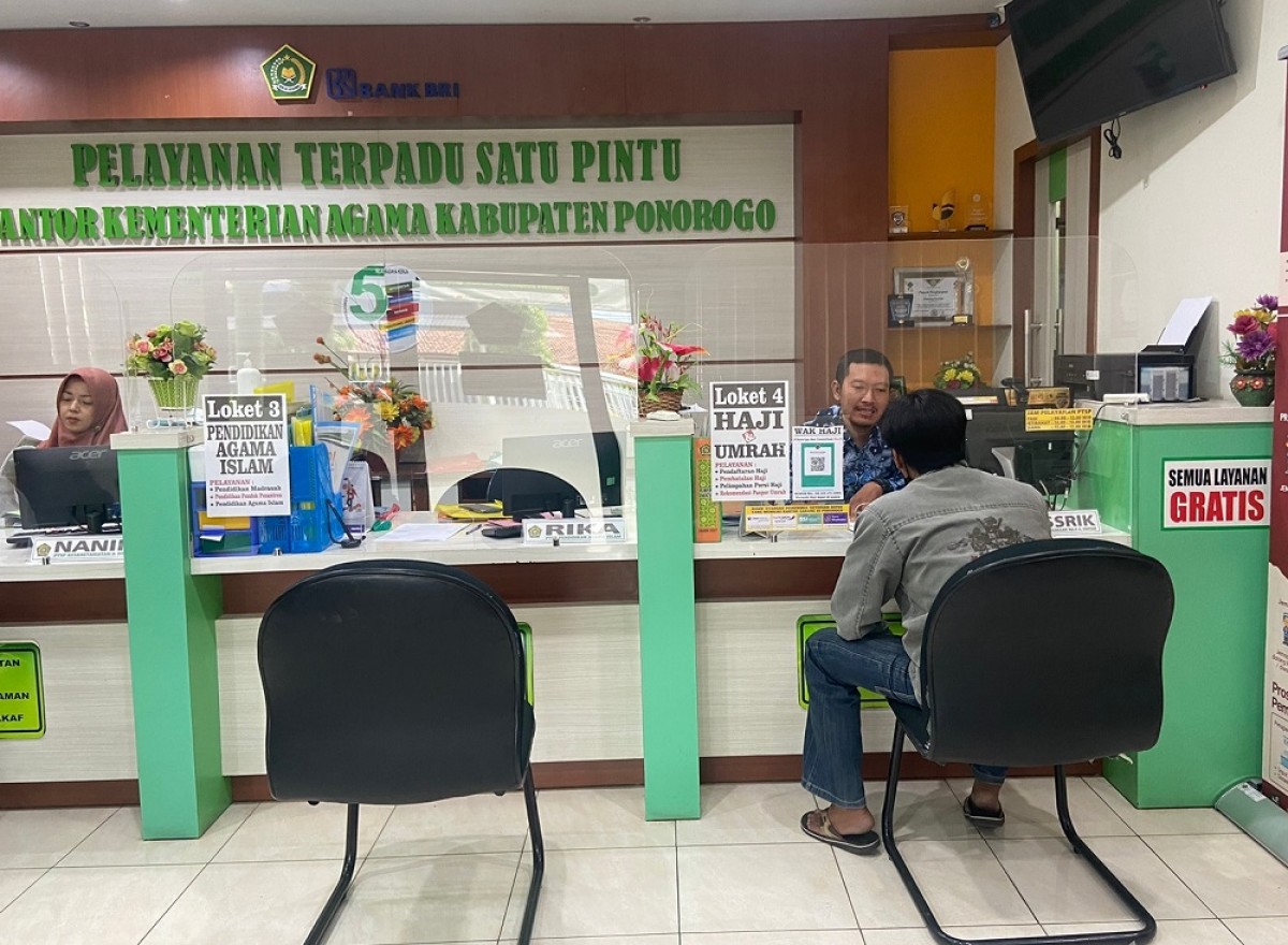 Kantor Kementerian Agama Kabupaten Ponorogo (Foto: Ahmad Fauzani/jatimnow.com)