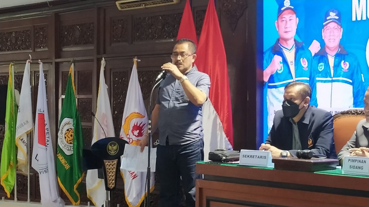 Ketua KONI Lamongan, Hery Pranoto. (Foto: Dok. Adyad Ammy Iffansah/jatimnow.com)