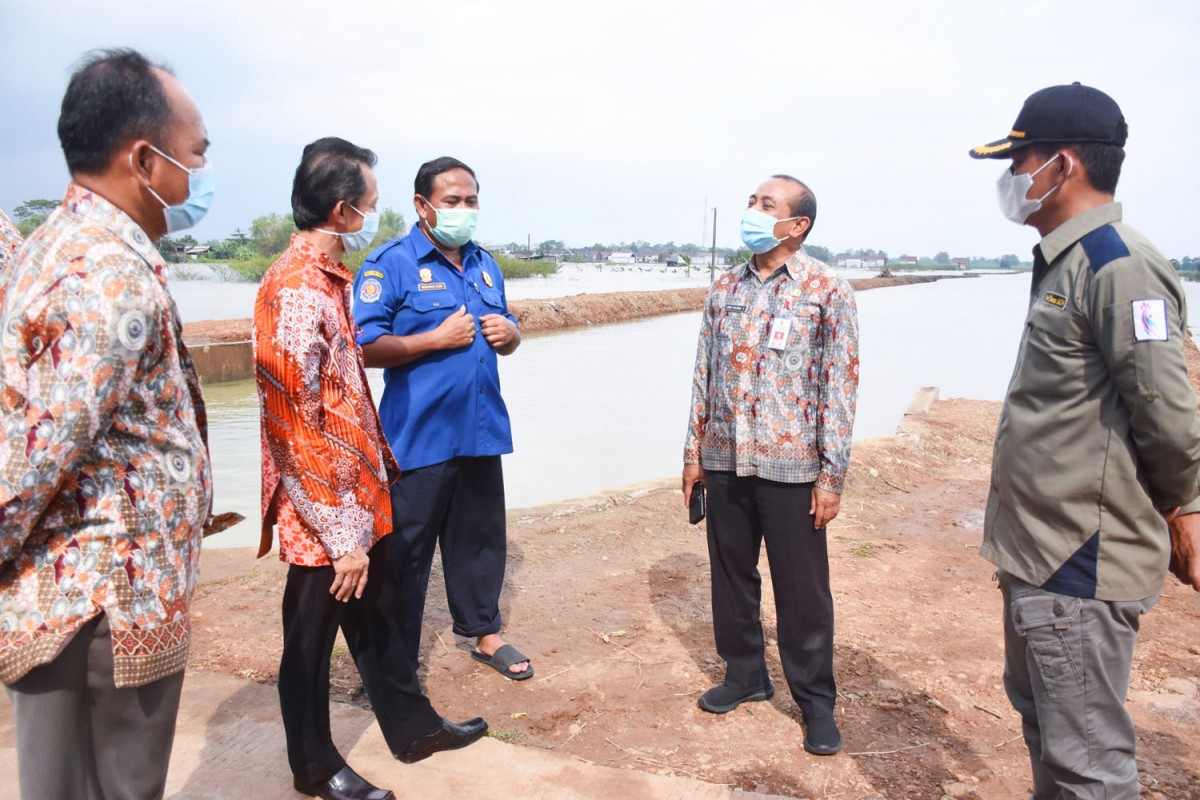 Proyek Tanggul Pengendalian Banjir di Mojokerto Bakal Dilanjutkan