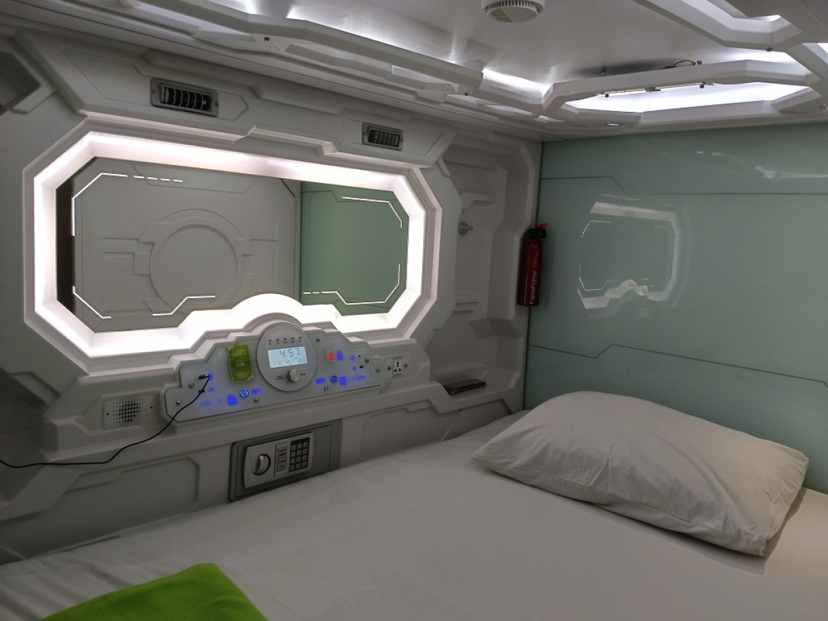 Kamar Capsule Grand Whiz Hotel Bromo. (Foto-foto: Rama Indra/jatimnow.com)