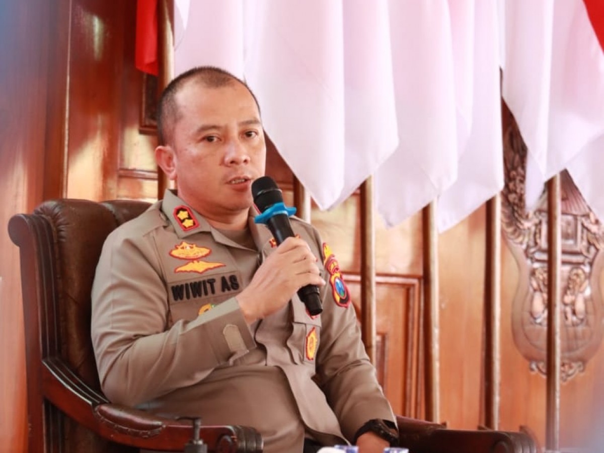 Kapolres Mojokerto Kota AKBP Wiwit Adisatria. (Foto: Karim for jatimnow.com)