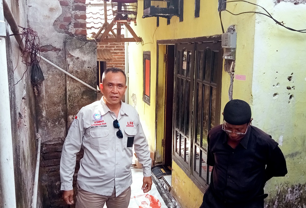 Rumah keluarga santri Al-Berr yang meninggal akibat luka bakar. (foto: Moch Rois/jatimnow.com)