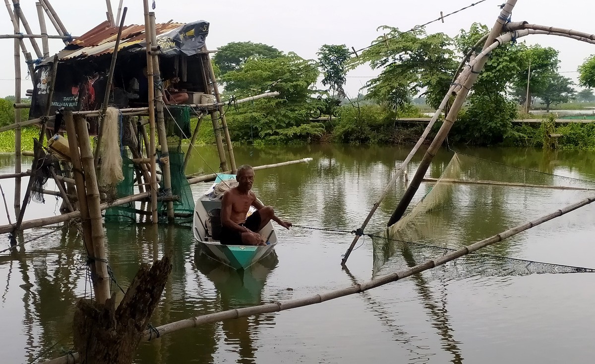 Nestapa Nelayan Lamongan, Penghasilan Anjlok Terdampak Enceng Gondok