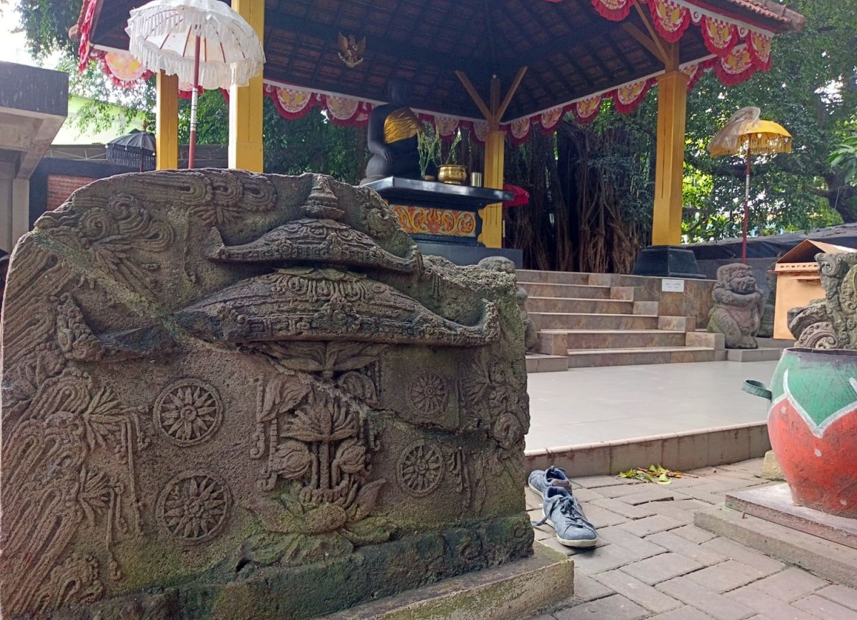 Area Patung Joko Dolog di Jalan Taman Apsari, Surabaya (Foto-foto: Rama Indra/jatimnow.com)