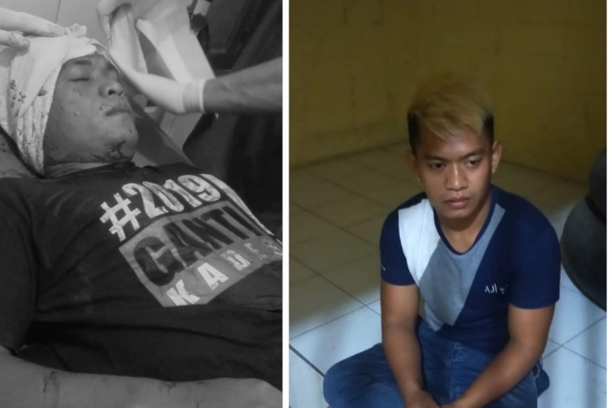 Pelaku pembacokan (Foto: Yudi for jatimnow.com)