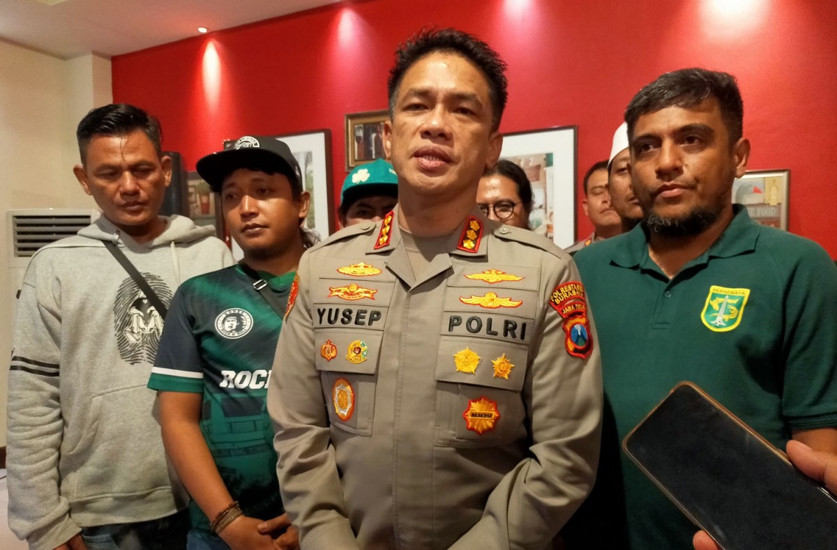 Polrestabes Surabaya gelar rakor pola pengamanan sidang perdana kasus tragedi Kanjurunan (Foto-foto: Fahrizal Tito/jatimnow.com)   