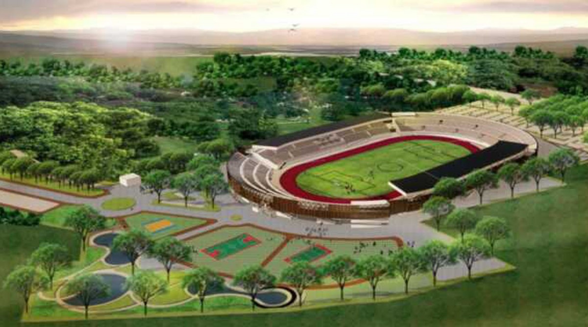Desain stadion baru Kabupaten Kediri (Foto: Ilustrasi DPKP Kabupaten Kediri)