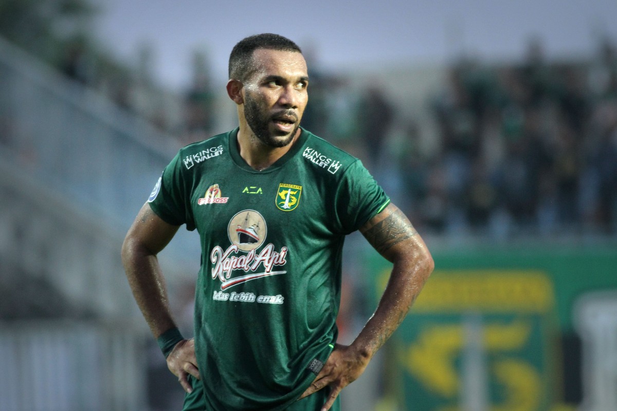 Penyerang Persebaya, Michael Rumere (Foto: Sahlul Fahmi/jatimnow.com)