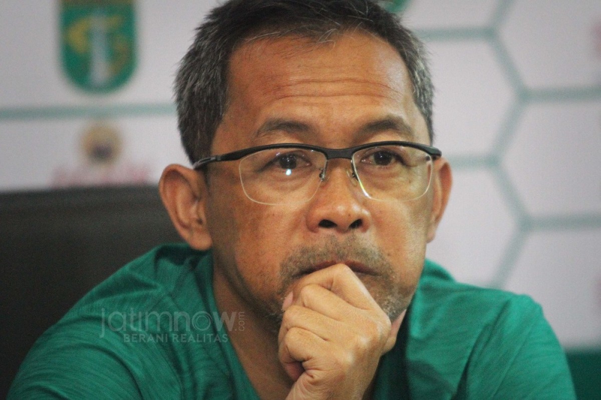 Aji Santoso, pelatih Persebaya (Foto: Sahlul Fahmi/jatimnow.com)