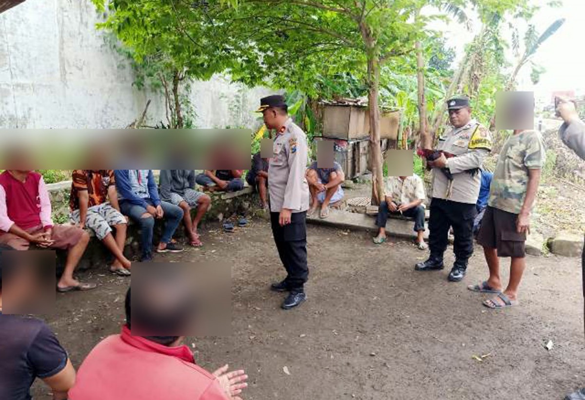 Dua Arena Judi Sabung Ayam di Kota Kediri Digerebek Polisi