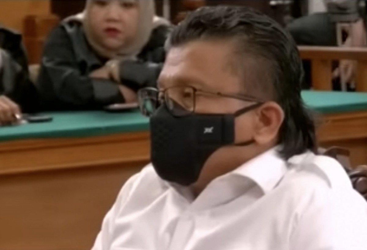 Ferdy Sambo saat sidang putusan di Pengadilan Negeri Jakarta Selatan (Foto: Tangkapan layar video)