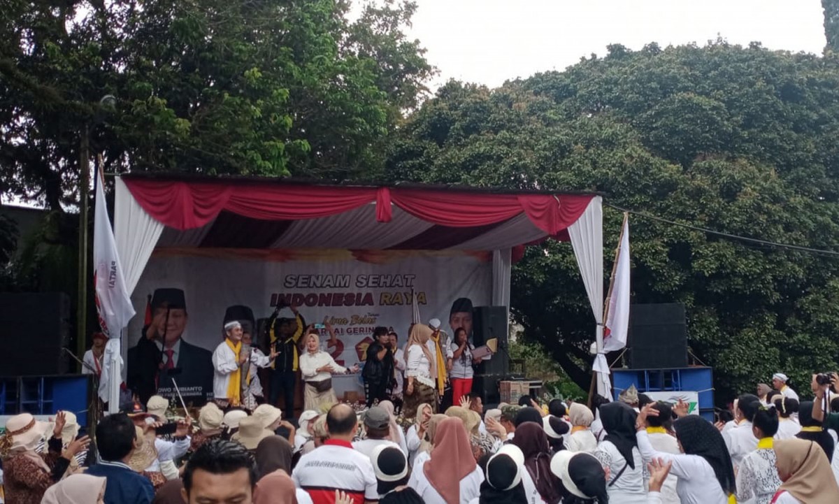 Acara DPC Gerindra Kota Batu sambut hari jadi ke-15 (Foto: Galih Rakasiwi/jatimnow.com)