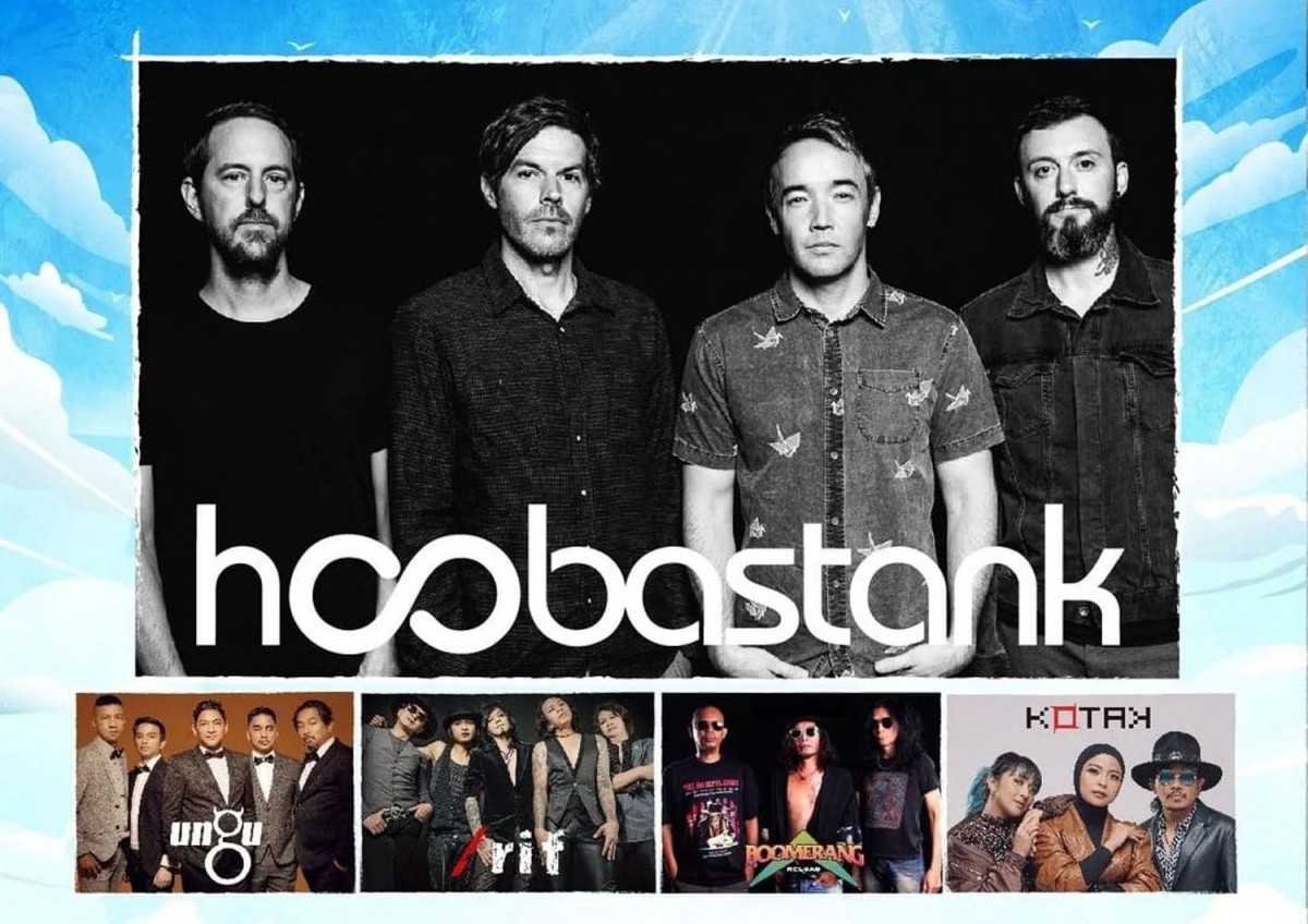 Flyer Hoobastank (Foto: Marketing & Promotion Director Ghype, Anita Buchari for jatimnow.com)