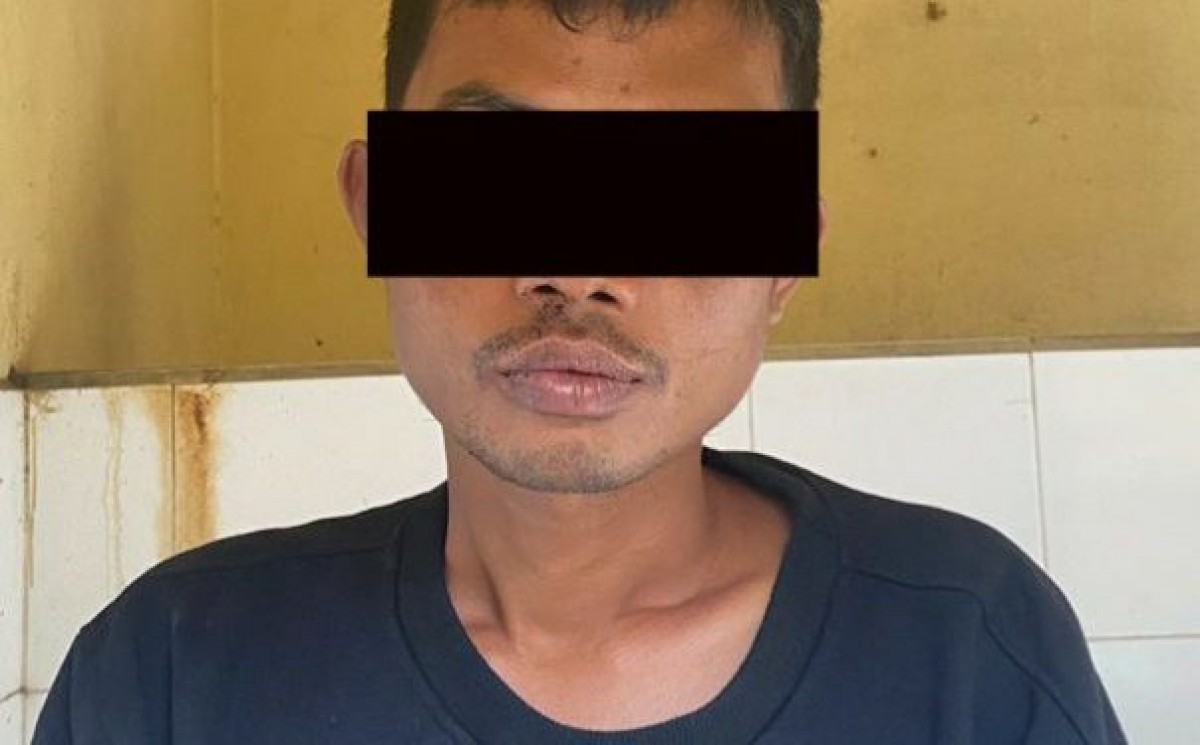 Bandit curanmor asal Sampang saat diamankan. (Foto: Polsek Semampir for jatimnow.com)