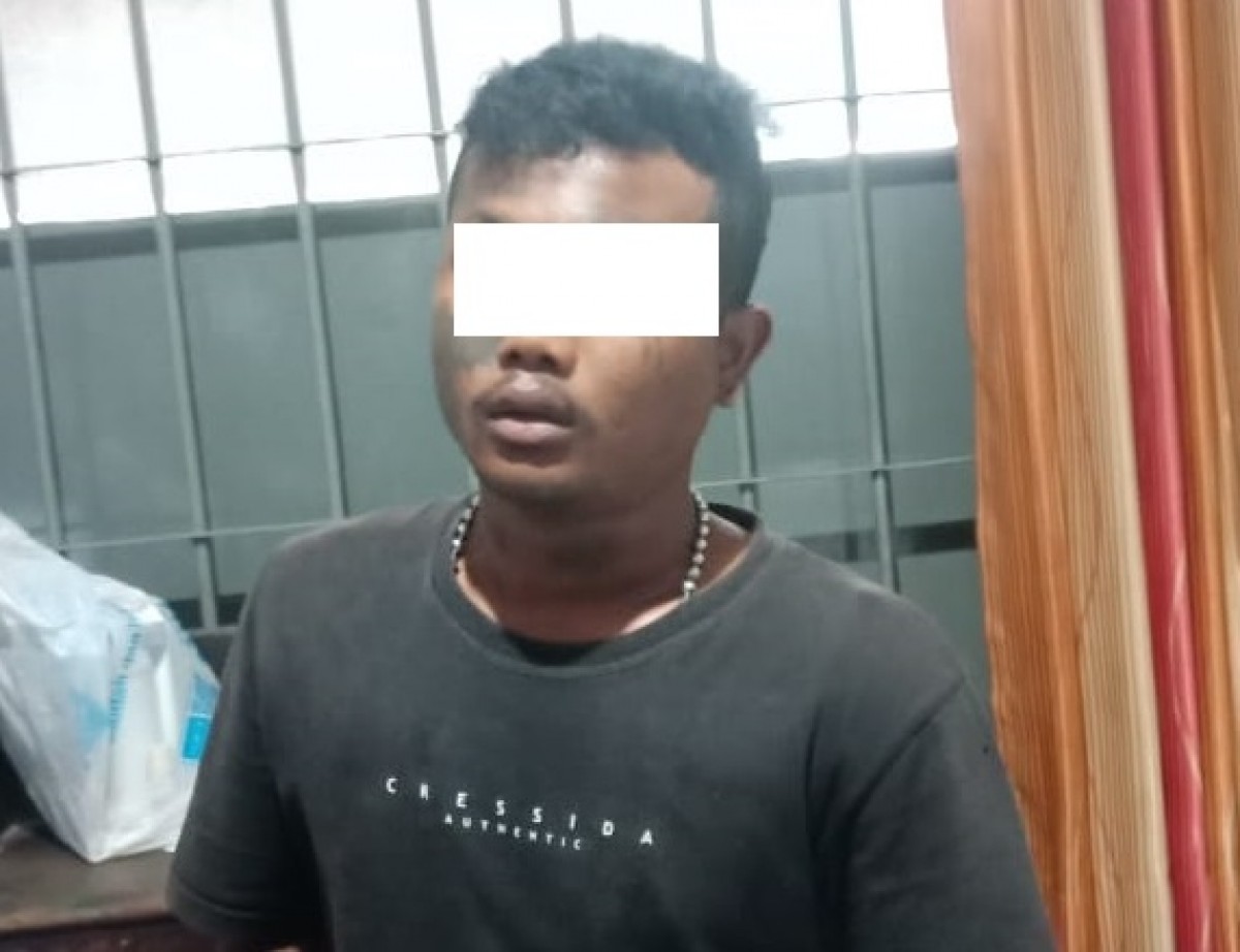 Pelaku Ahmad Faisal ditetapkan tersangka. (Foto: Humas Lapas Kelas I Malang)