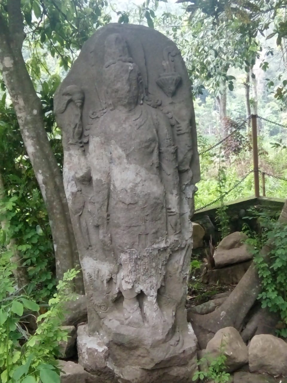 Arca Siwa yang hilang. (Foto: dok. Polsek Ngantang)