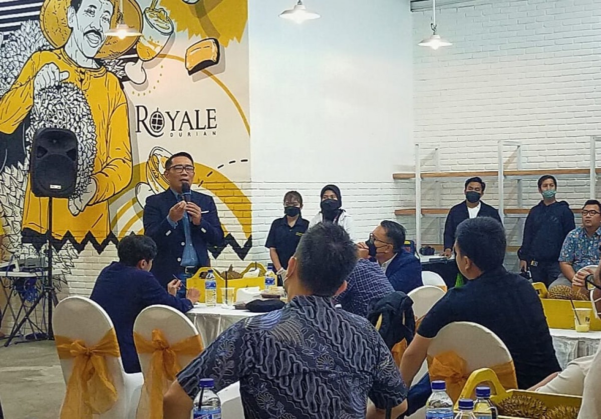 Ridwan Kamil saat berada di Surabaya beberapa lalu (Foto: Dok. jatimnow.com)