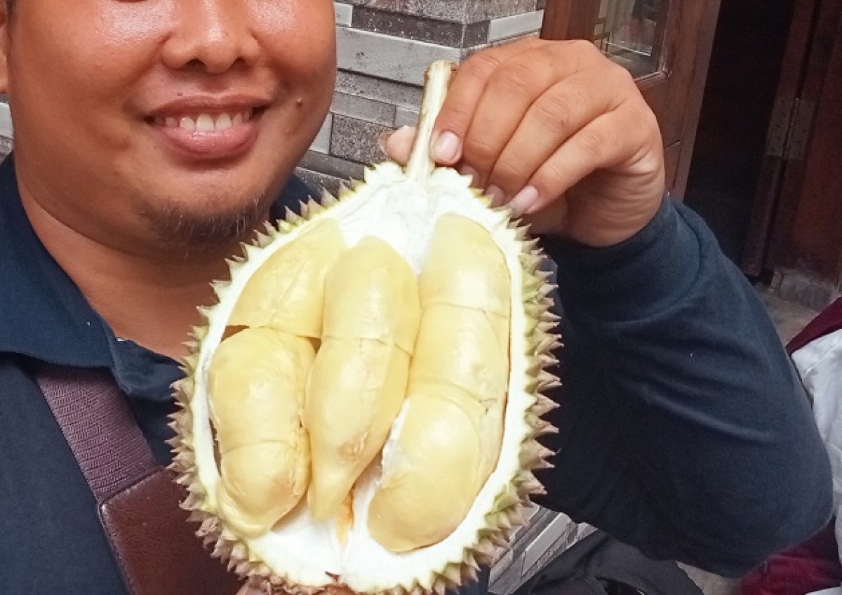 Durian lokal Pasrepan. (Foto-foto: Moch. Rois/jatimnow.com)