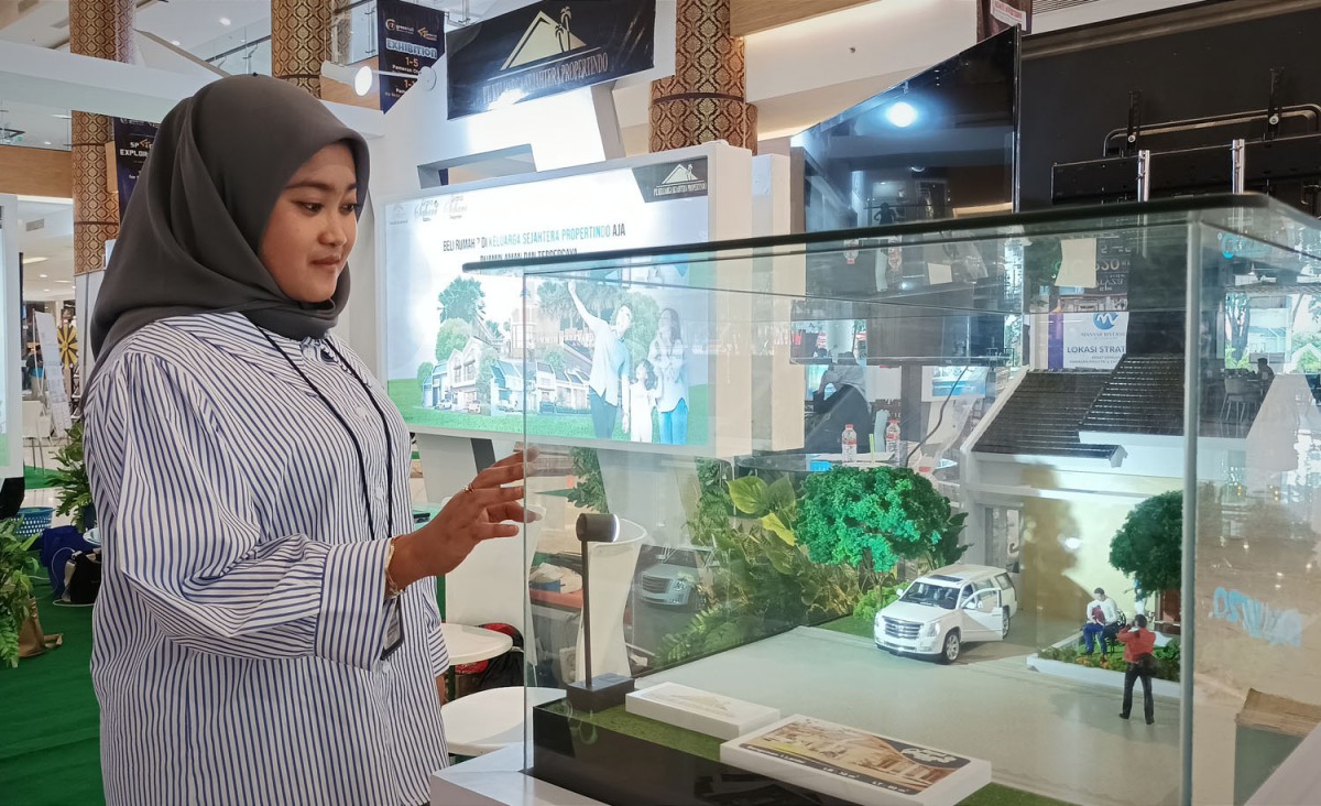 Suasana REI Gresik Property Expo 2023 (Foto-foto: Sahlul Fahmi/jatimnow.com)