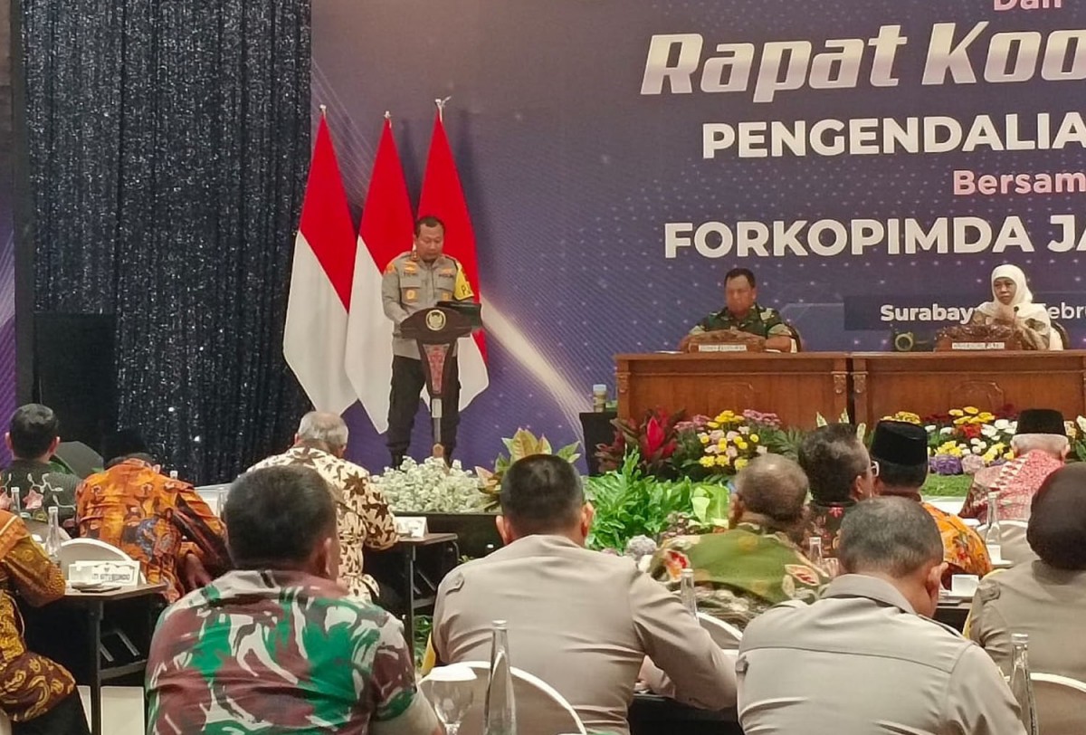 Kapolda Jatim, Irjen Pol Toni Harmanto (Foto: Rama Indra/jatimnow.com)