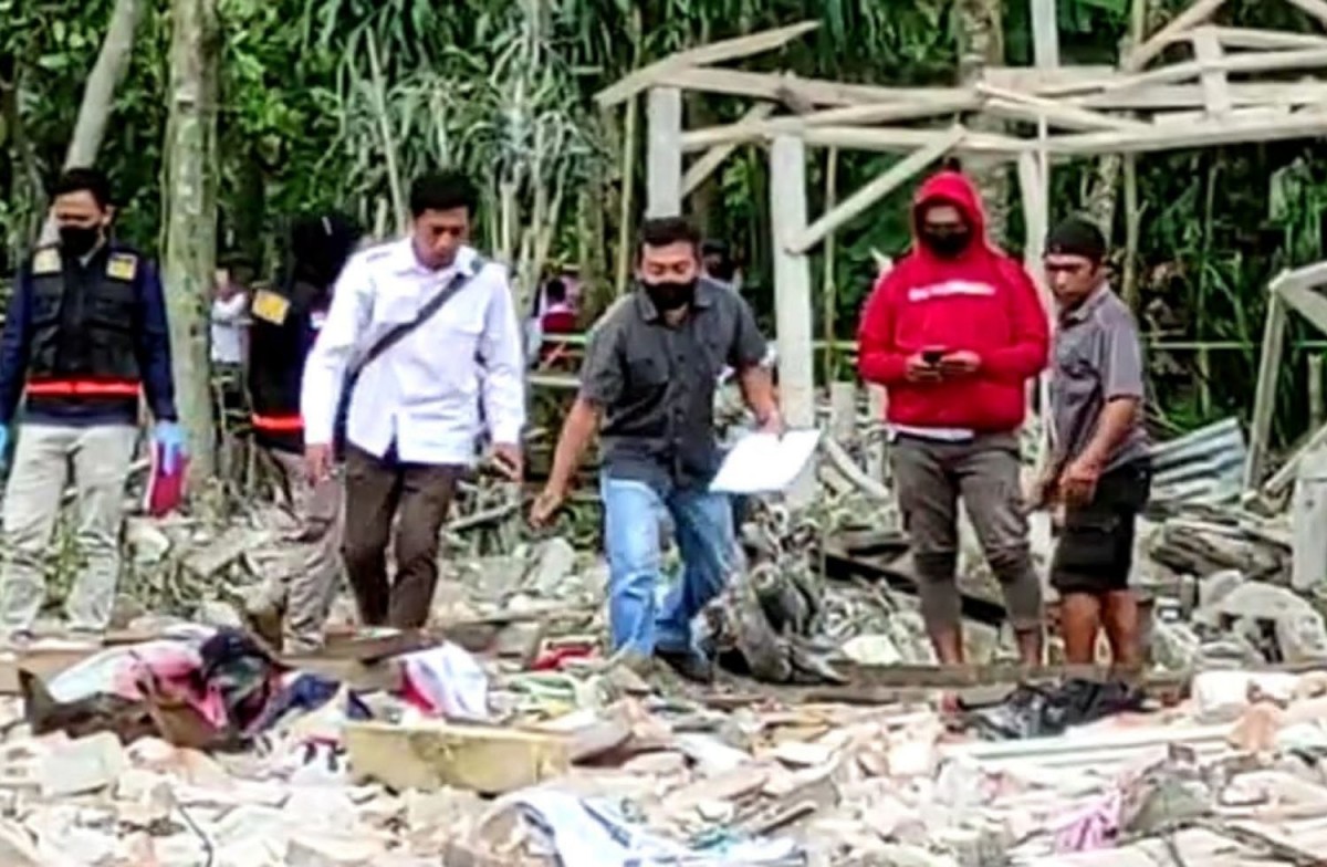 Ledakan Petasan di Blitar Diduga Dipicu Rokok yang Diisap Peracik