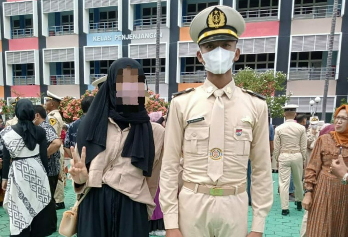 Foto korban (kanan) semasa hidup (Foto: Keluarga korban)