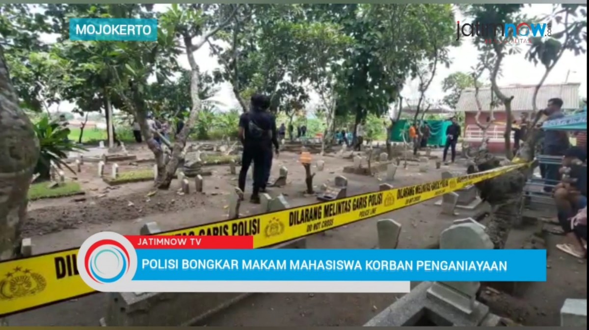Makam Mahasiswa Korban Penganiayaan Dibongkar