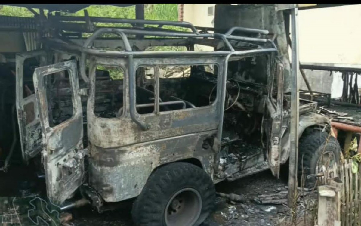 Mobil Terbakar, Dua Pekerja Bengkel di Malang Terluka