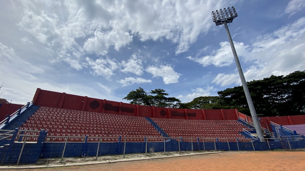 Stadion Brawijaya Kediri, venue Persik Vs PSIS. (Foto : Yanuar Dedy/jatimnow.com)