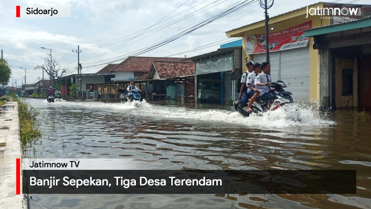 Banjir Sepekan, Tiga Desa Terendam