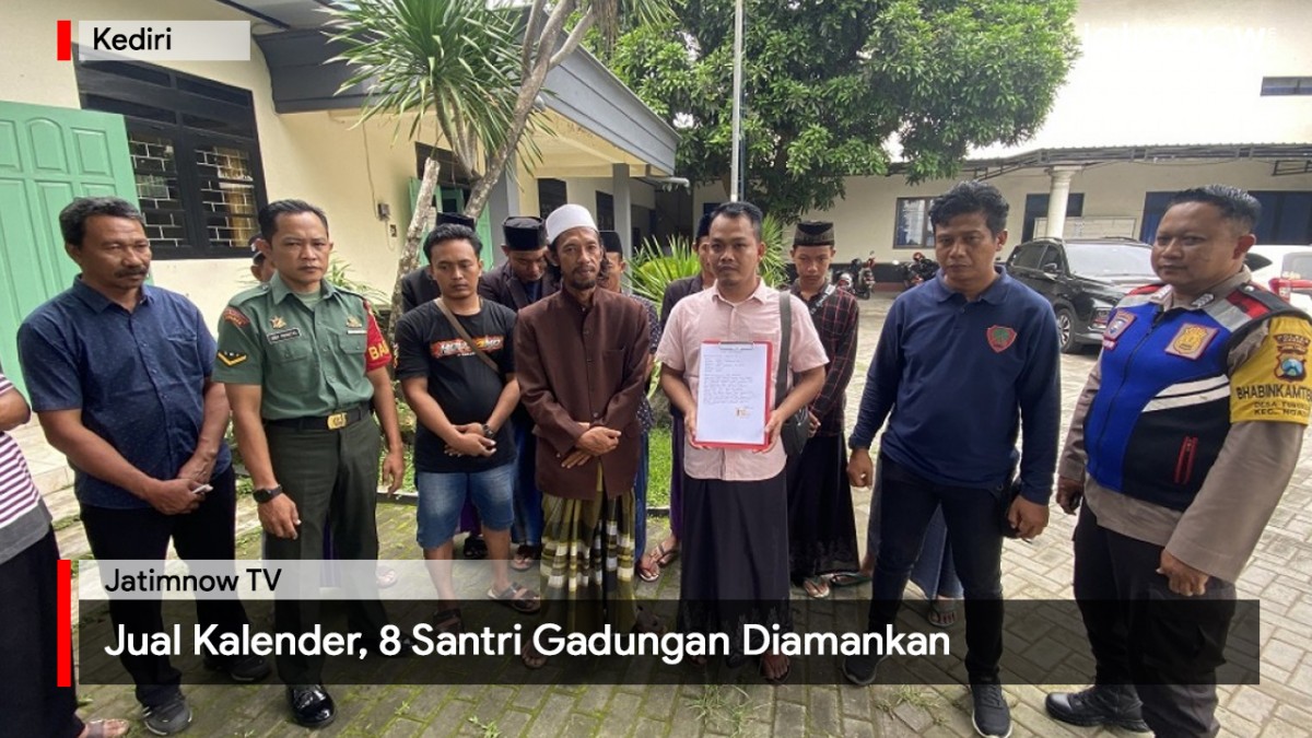 Jual Kalender, 8 Santri Gadungan Diamankan