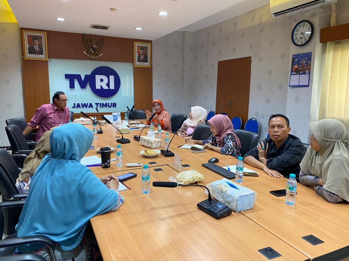 Rayakan HUT ke-45, TVRI Jatim angkat tema Bangun Kebersamaan di Era Digital (Foto: Joko for jatimnow.com)