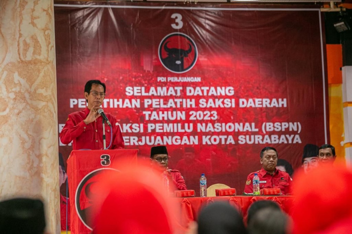 Ketua DPC PDI Perjuangan Kota Surabaya, Adi Sutarwijono. (Foto: Adi for jatoimnow.com)