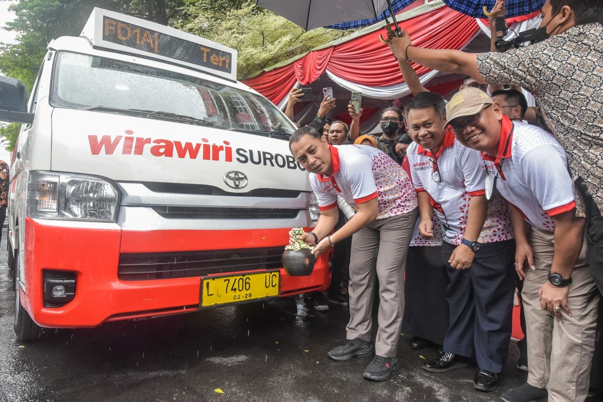 Wali Kota Surabaya Eri Cahyadi melaunching Wirawiri (Foto-foto: Pemkot Surabaya for jatimnow.com)