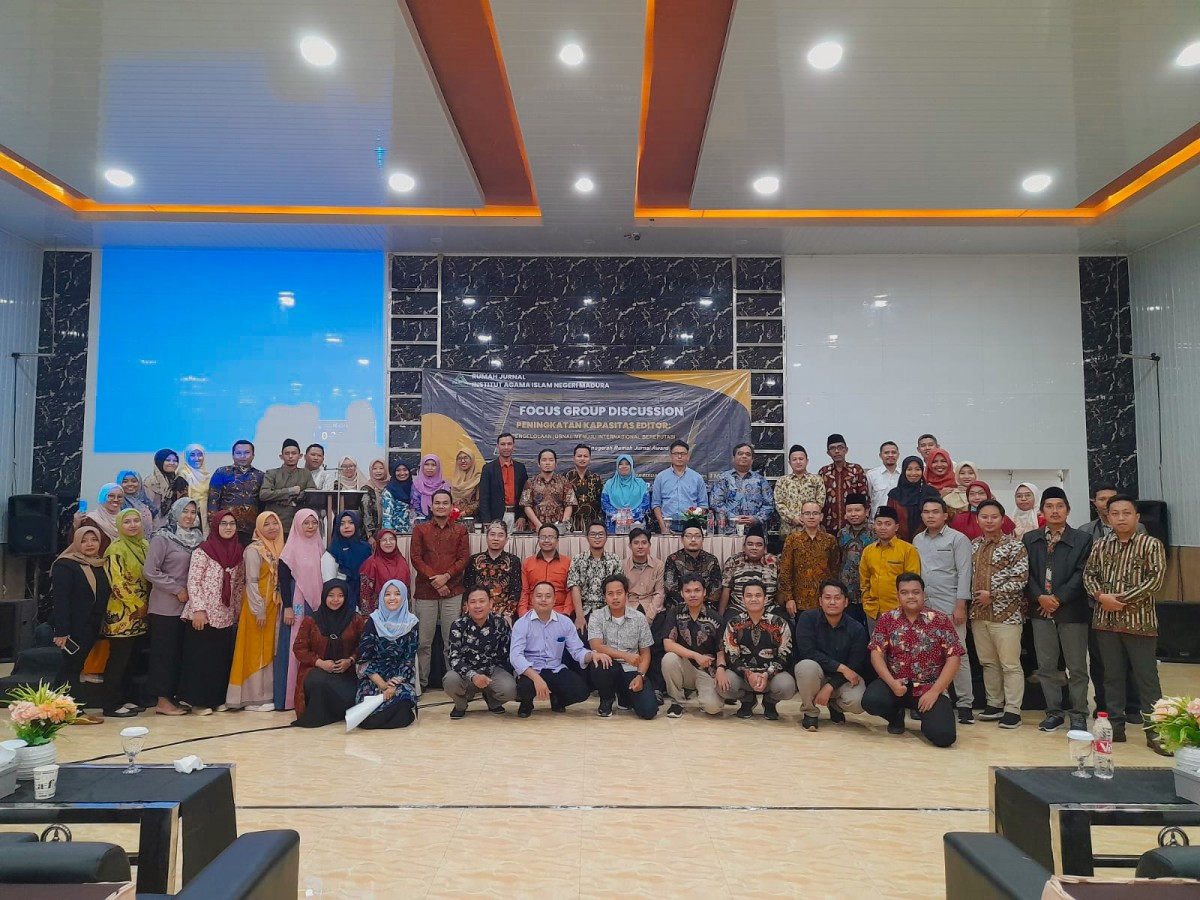 Focus Group Discussion (FGD) Internasionalisasi Jurnal - Rumah Jurnal Institut Agama Islam Negeri (IAIN) Madura 2023. (Foto: DSI for jatimnow.com)