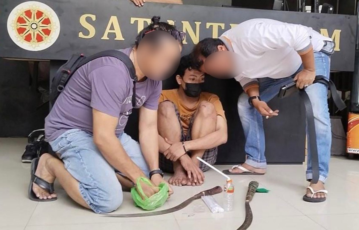 Anggota gengster bersajam di Surabaya diamankan (Foto: Sat Intelkam Polrestabes Surabaya)