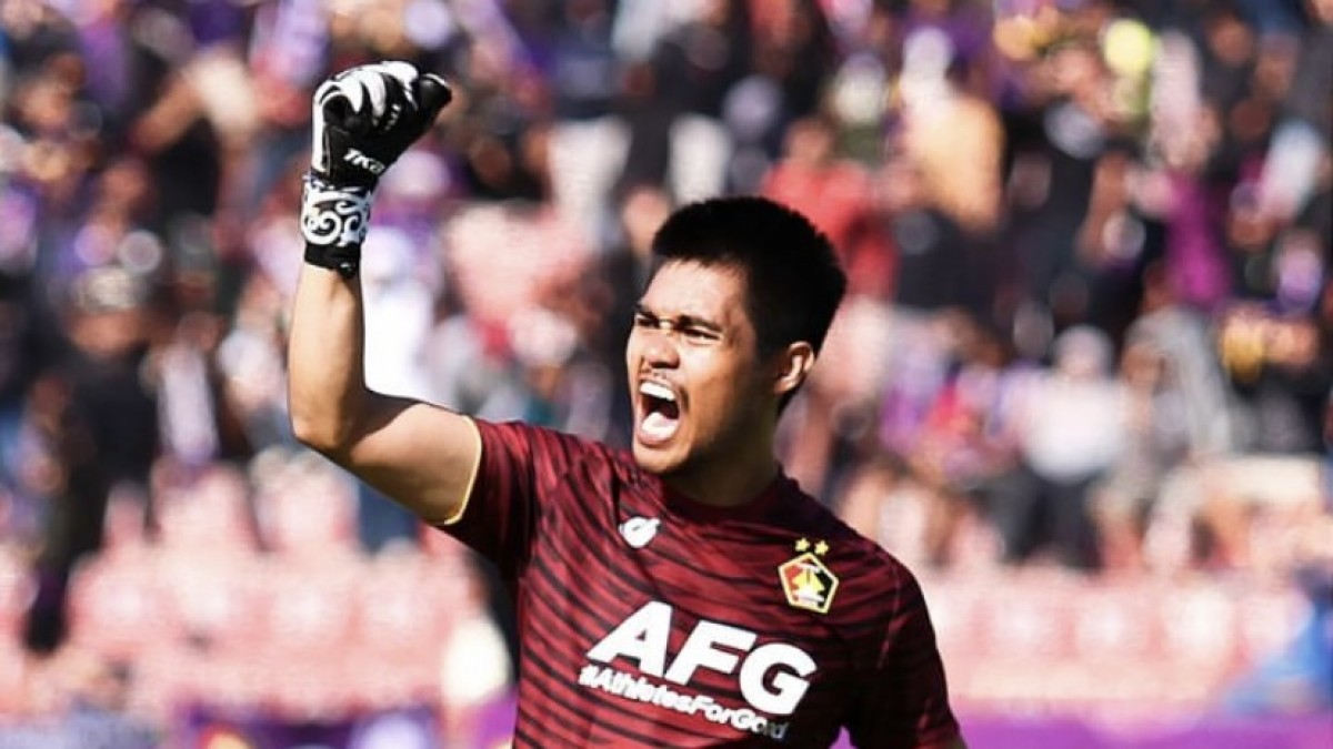 Kiper Persik Kediri Kartika Ajie. (Foto: Persik Kediri/jatimnow.com)