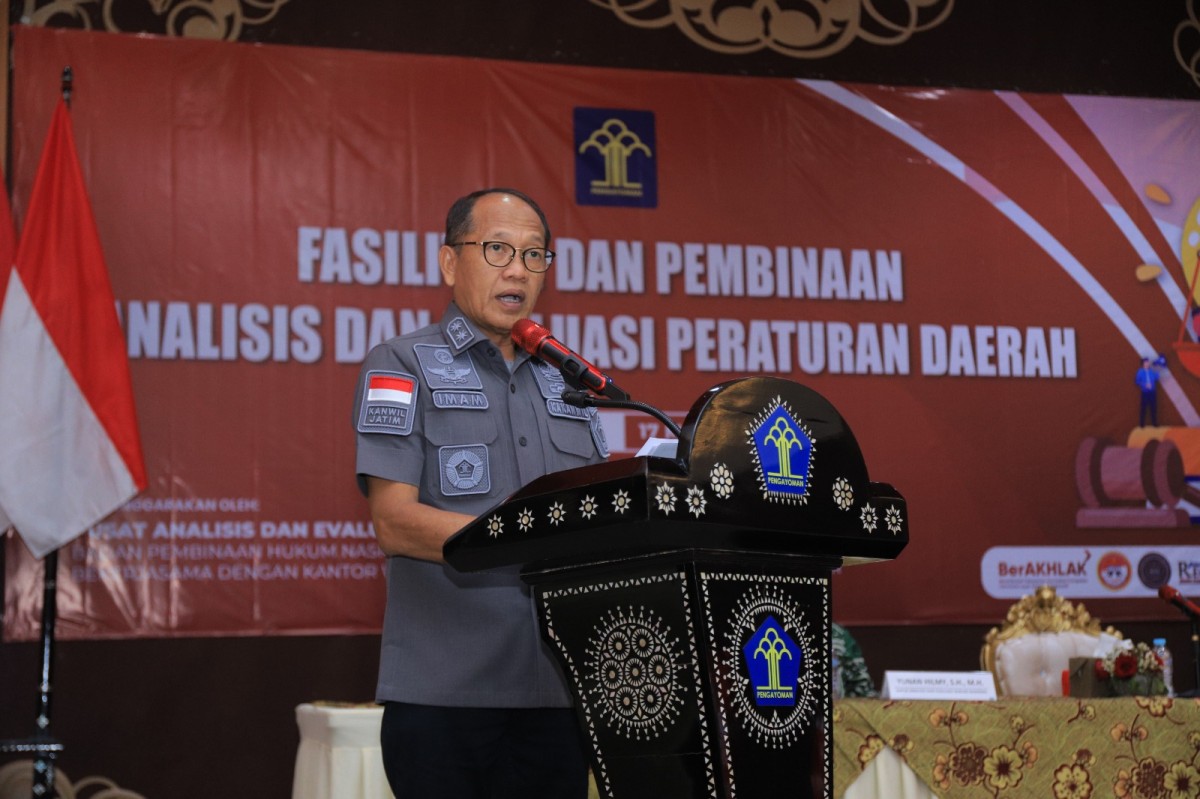 Kepala Kanwil Kemenkumham Jatim, Imam Jauhari (Foto: Humas Kemenkumham Jatim)