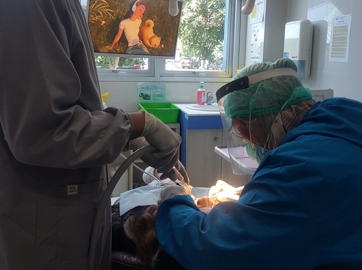 Bakti sosial yang digelar Universitas Hang Tuah (UHT) Surabaya (Foto: Kamal Taufiq for jatimnow.com)