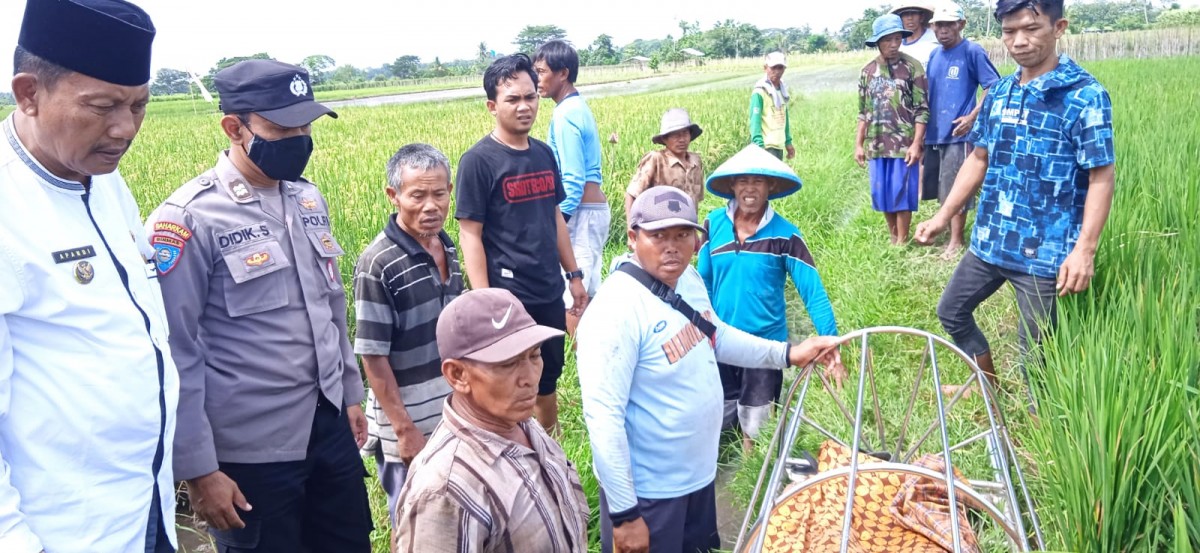 Proses evakuasi korban (Foto: Polsek Singojuruh for jatimnow.com)