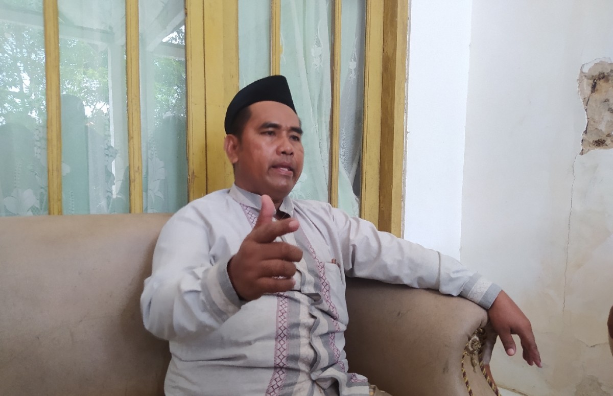 Ayah santri korban penganiayaan, Moh Nasip. (Foto: Polres Bangkalan for jatimnow.com)