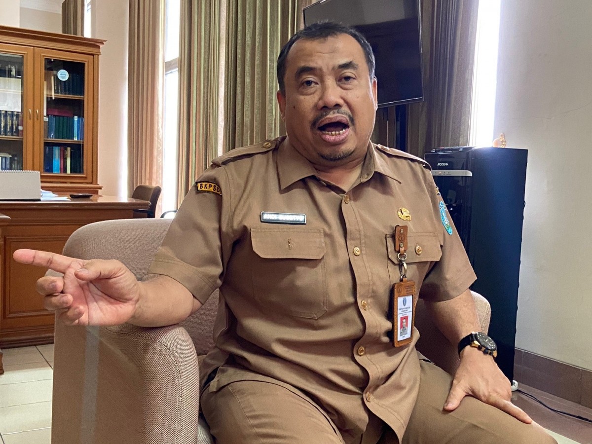 Kepala BKPSDM Ponorogo Andi Susetyo. (Ahmad Fauzani/jatimnow.com)