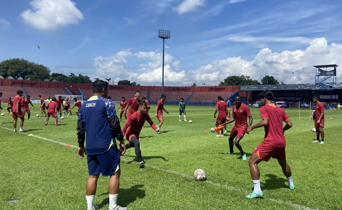 Latihan terakhir Persik Kediri di Stadion Brawijaya (Foto: Yanuar Dedy/jatimnow.com)