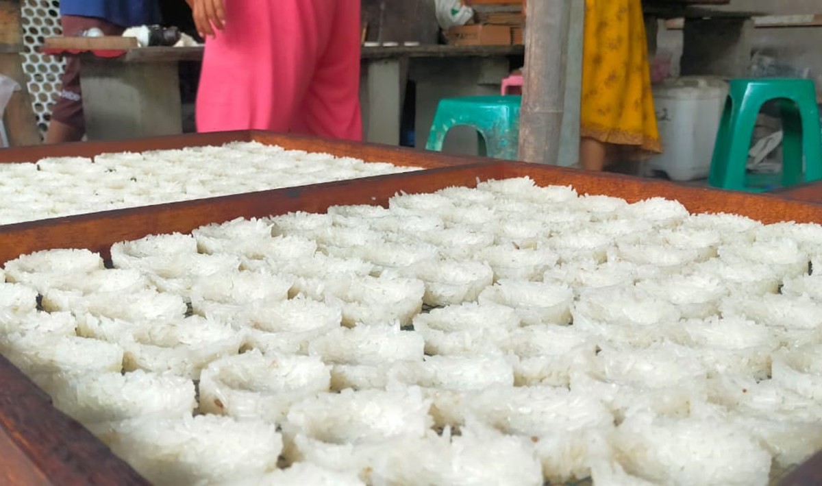 Rumah produksi rengginang di Dusun Jatipandak, Desa Jatiduwur, Kecamatan Kesamben, Kabupaten Jombang (Foto-foto: Elok Aprianto/jatimnow.com)